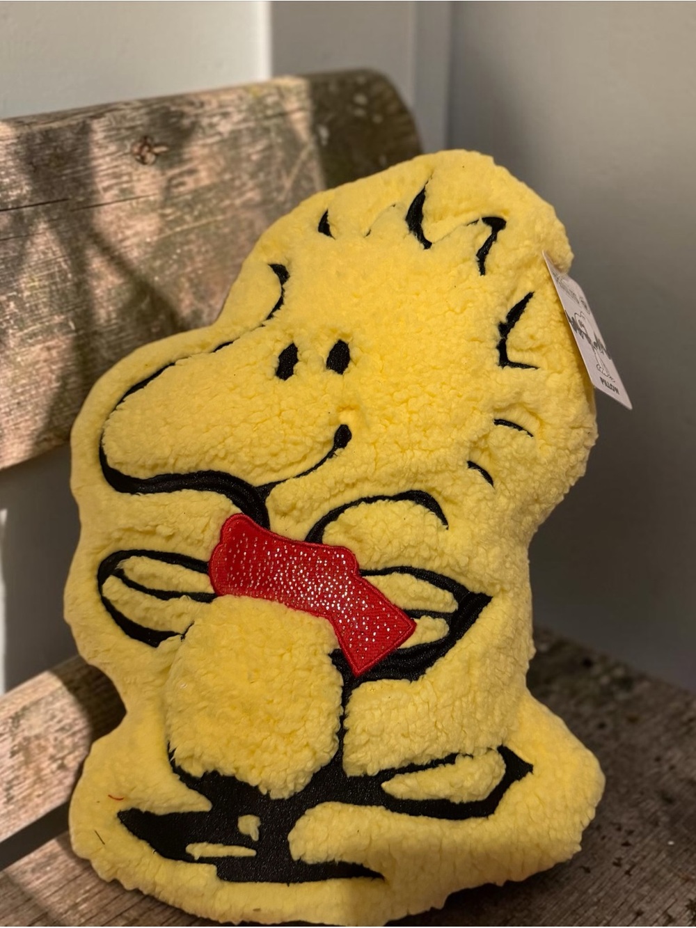 Peanuts Woodstock Fluffy Throw Pillow NWT